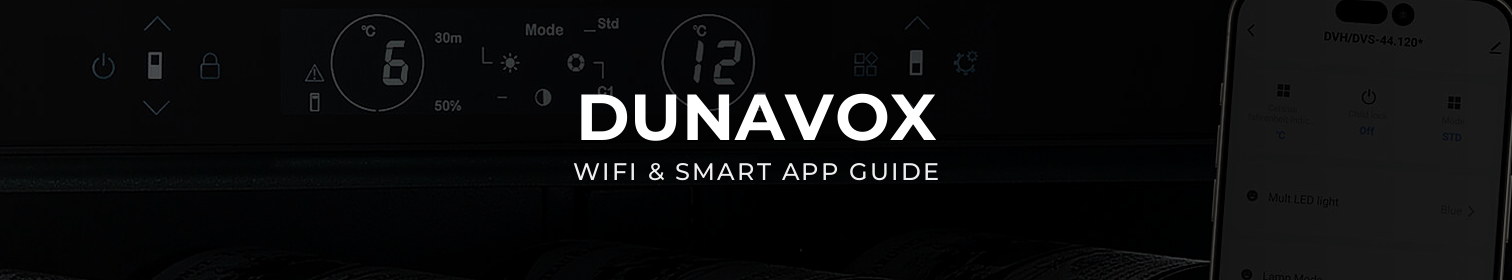 DUNAVOX WiFi hladnjak za vino upravljan putem mobilne aplikacije